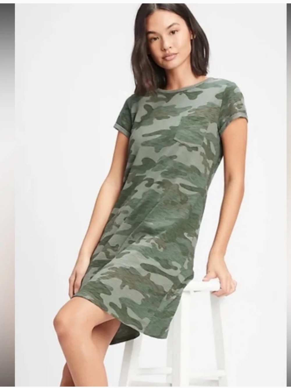 GAP camo T-shirt Dress